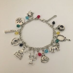 Beauty and the beast Charm Bracelet